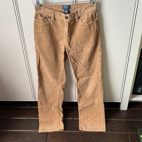 Polo Ralph Lauren Boys Tan Corduroy Pants size 14 - Picture 1 of 4